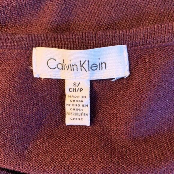 Calvin Klein Bell Sleeve Jewel Neck Tunic size S - Picture 3 of 5